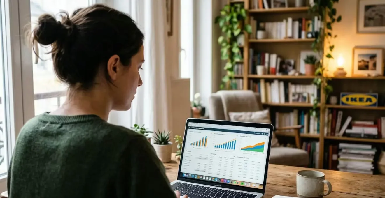 Simulation crédit auto sur écran : calculer sa capacité d'emprunt avant de s'engager